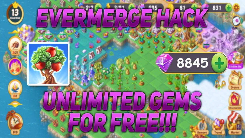 evermerge free gems