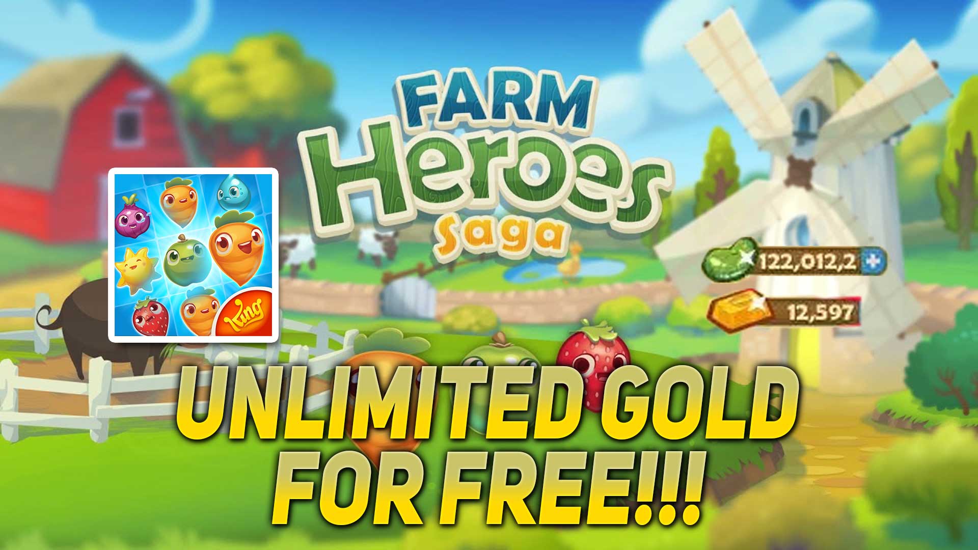 farm heroes saga free gold