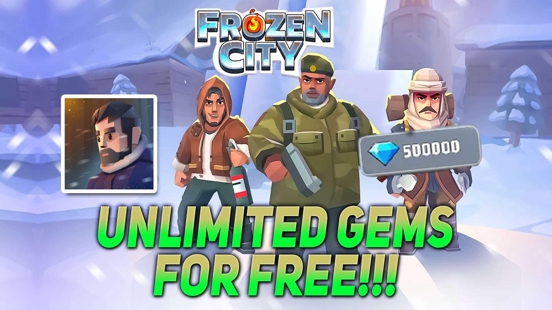 frozen city free gems