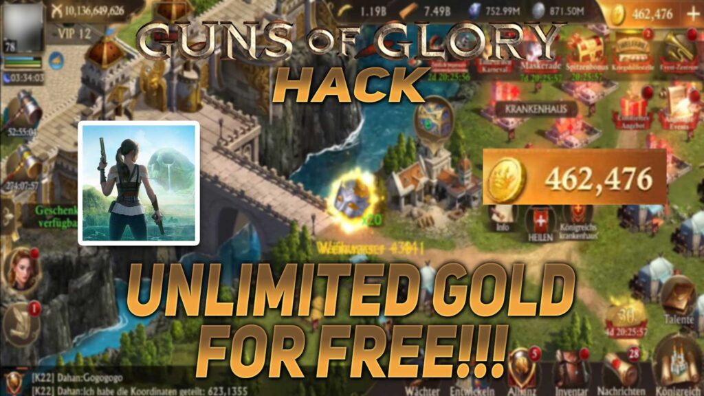 guns of glory free gold