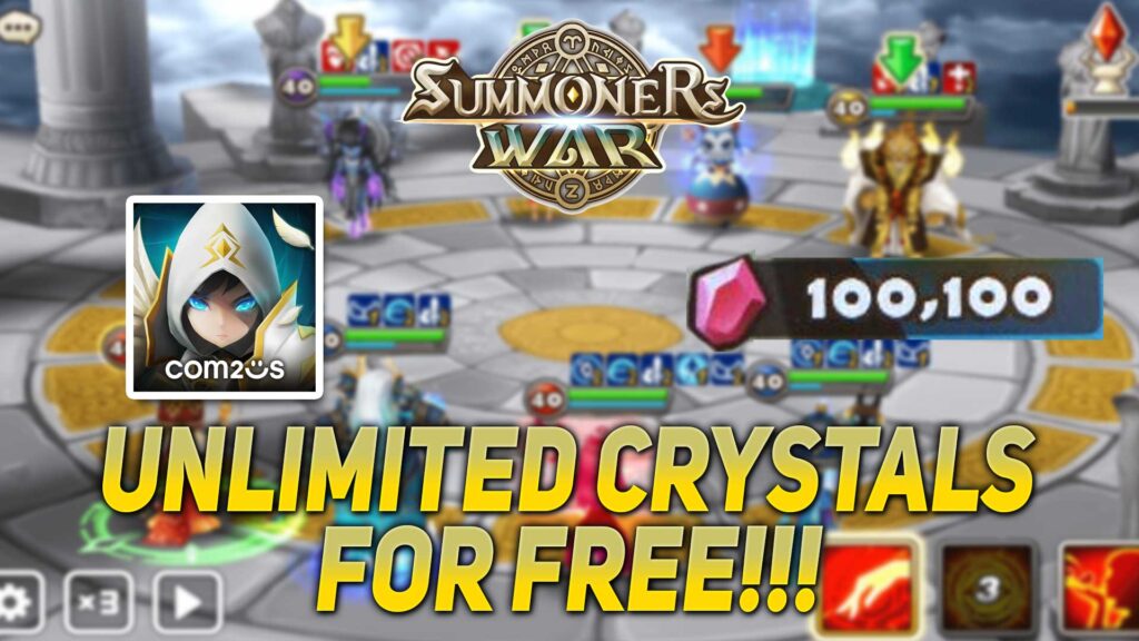 summoners war free crystals