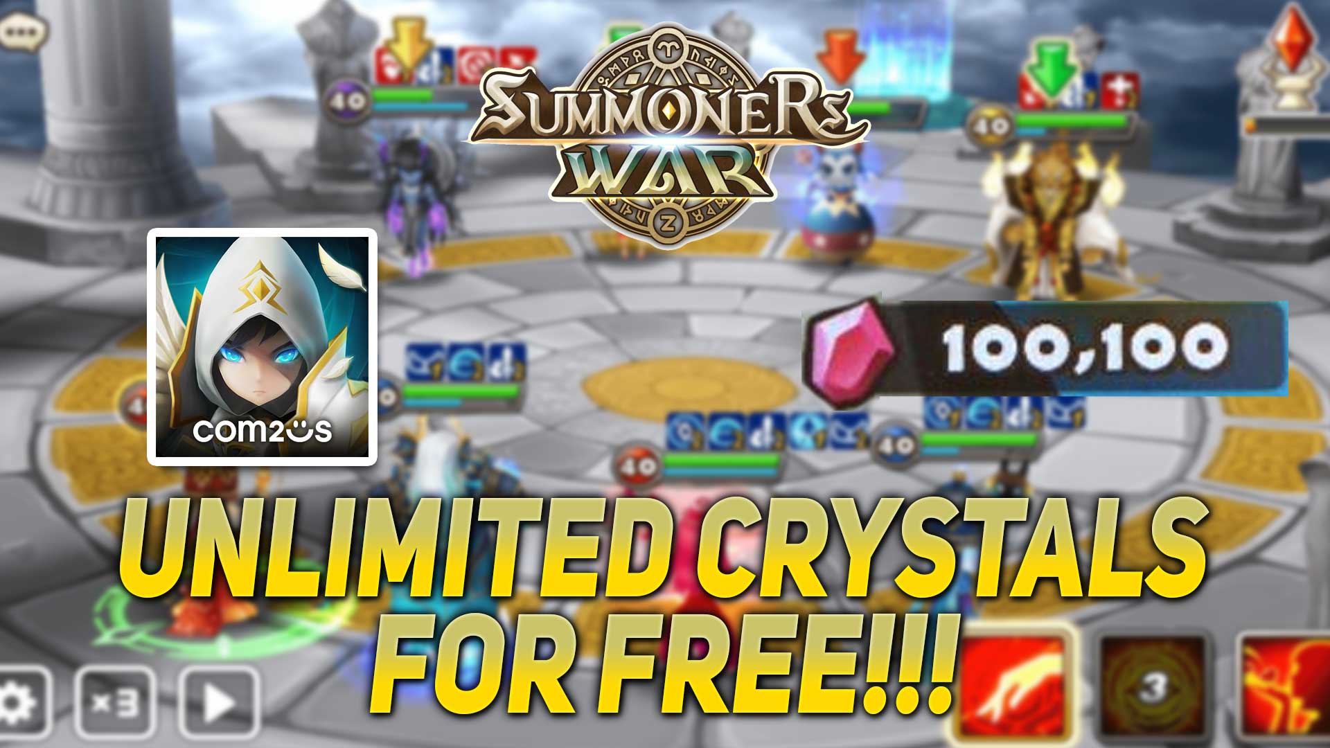 summoners war free crystals